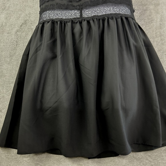 Blacklist by Lip Service XL 38" Black Slip Dress BabyDoll Whimsigoth Fairy VTG - Picture 13 of 16